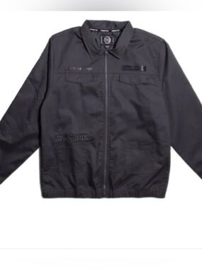 Primitive x Demon Slayer Tanjiro Utility Jacket Charcoal M NWT